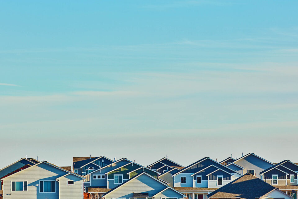 Residential Housing Background. Colorado, USA