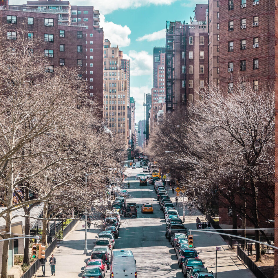 Photo of Buildings and streets near Midtown Manhattan, New York City.