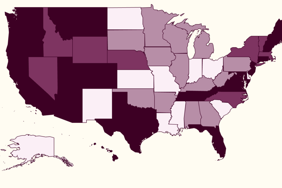 Map of the US